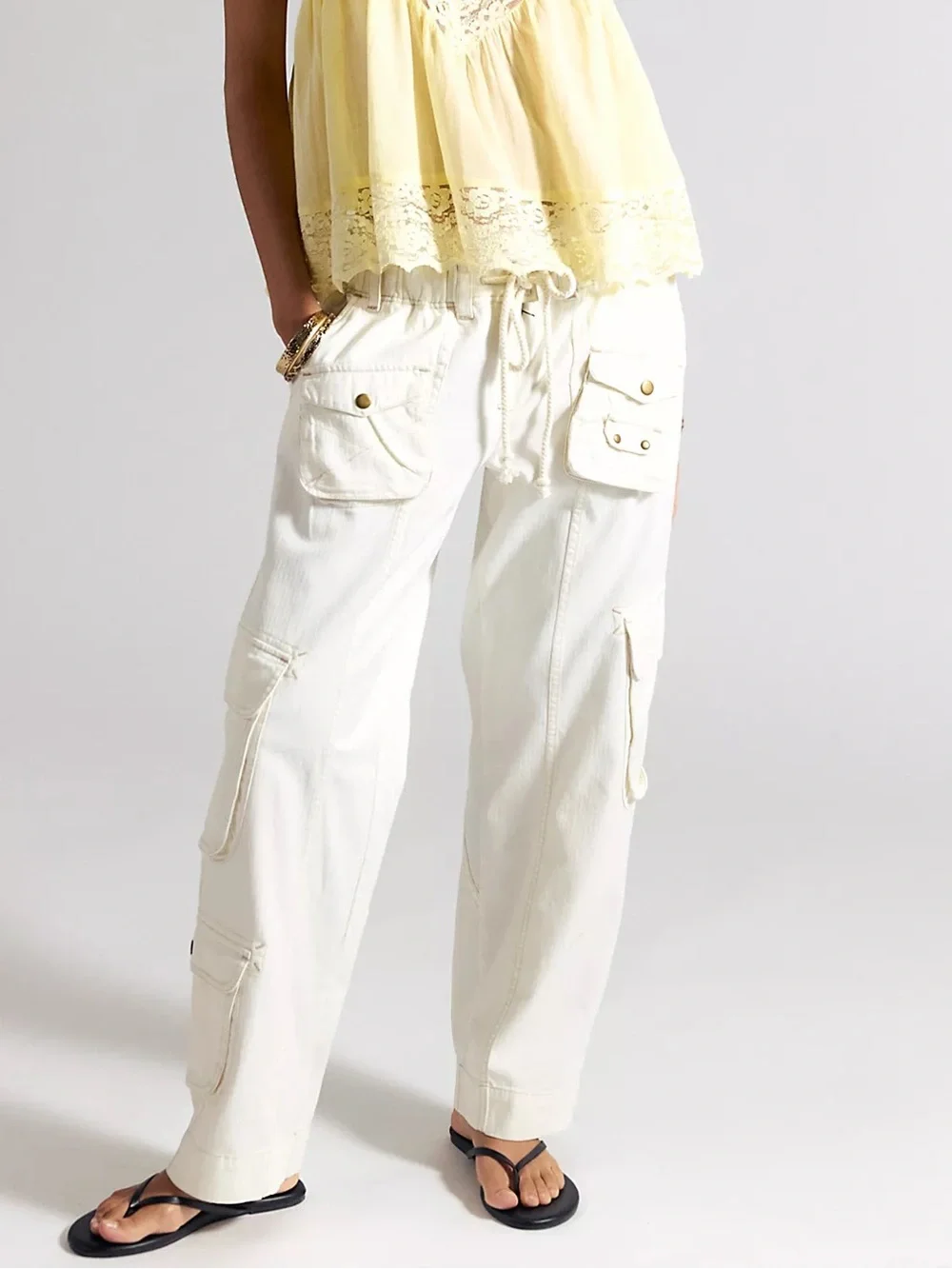 Free People Tahiti Pull-On Cargo Pants